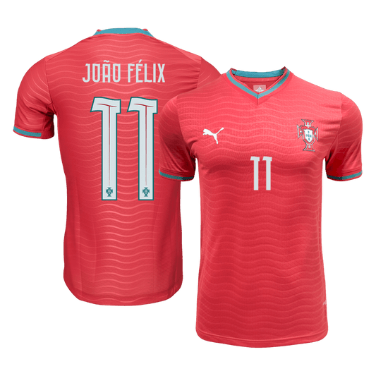 JOÃO FÉLIX #11 Portugal Thuis Spelersversie Voetbalshirt WK Voetbal 2026 - Slim Fit