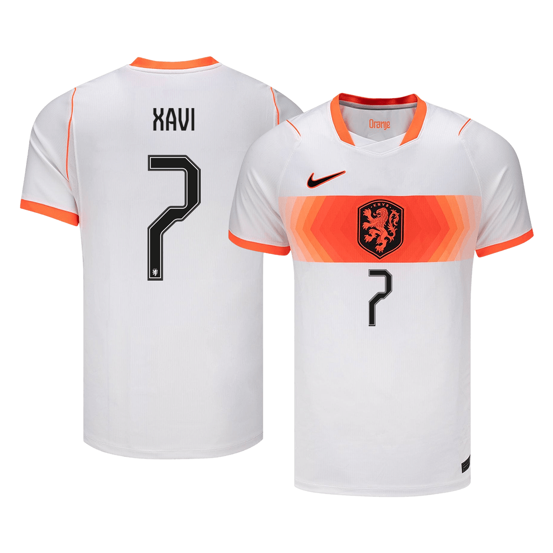 XAVI #7 Heren Netherlands Uit Voetbalshirt WK Voetbal 2026
