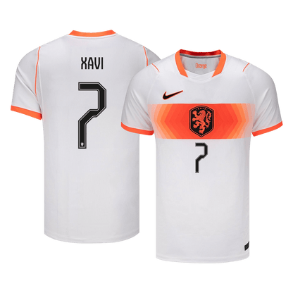 XAVI #7 Heren Netherlands Uit Voetbalshirt WK Voetbal 2026