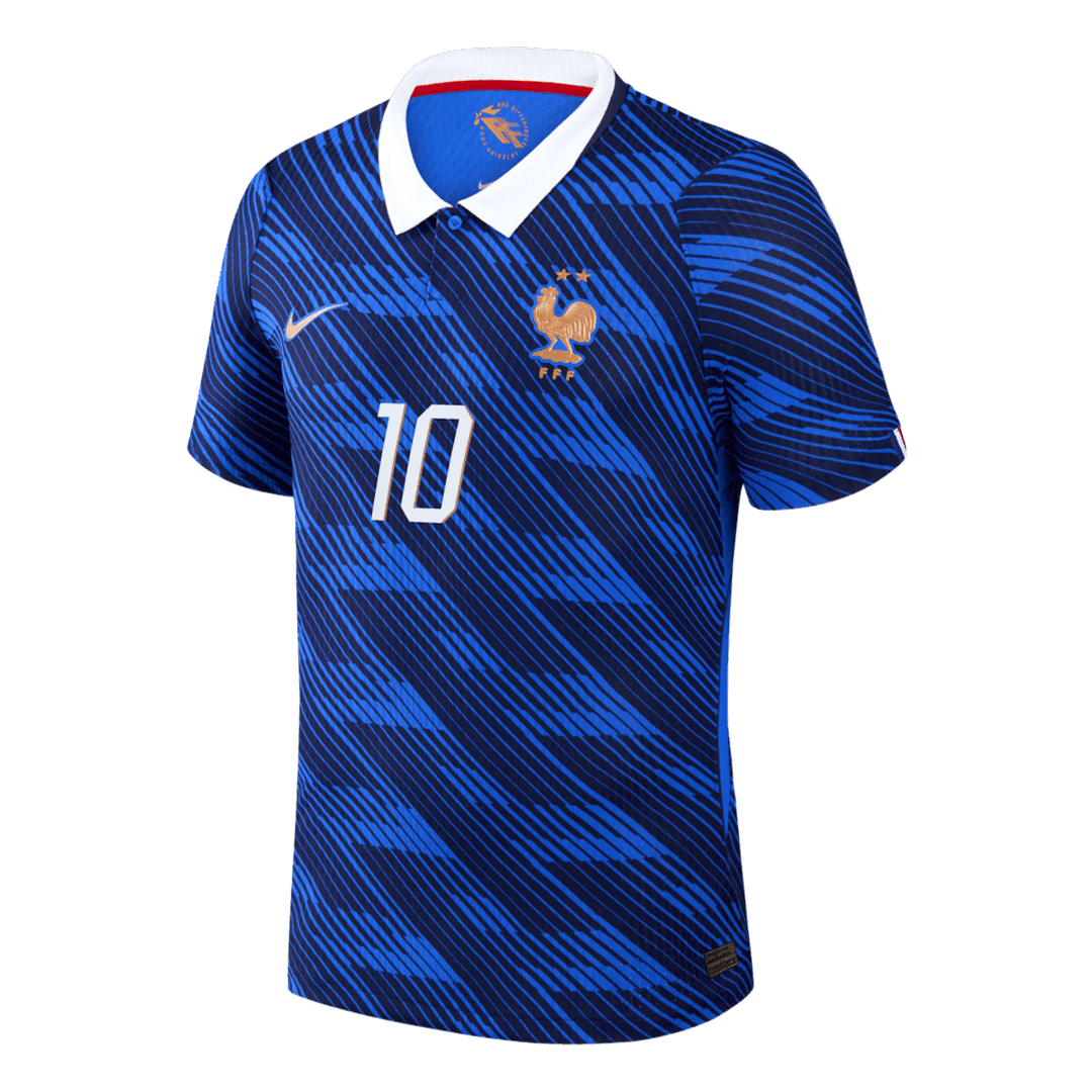 MBAPPE #10 France Thuis Spelersversie Voetbalshirt WK Voetbal 2026 - Slim Fit - extra