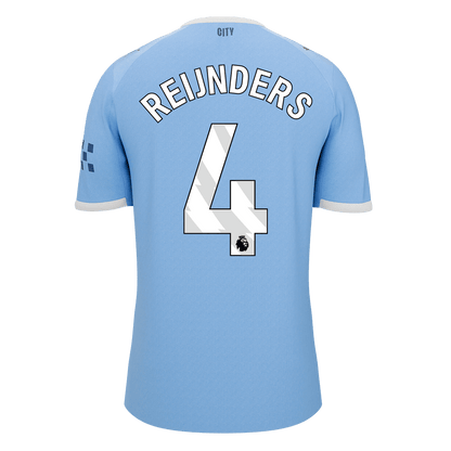 REIJNDERS #4 Heren Manchester City Thuis Voetbalshirt 2025/26 [PREMIUM]