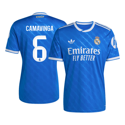 CAMAVINGA #6 Heren Real Madrid Derde Voetbalshirt 2025/26
