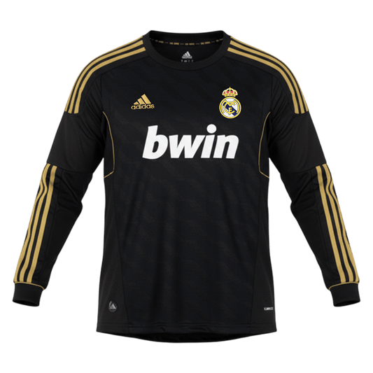 Retro Real Madrid Uit Lange Mouwen Voetbalshirt 2011/12