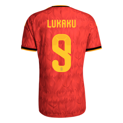 LUKAKU #9 Belgium Thuis Spelersversie Voetbalshirt WK Voetbal 2026 - Slim Fit
