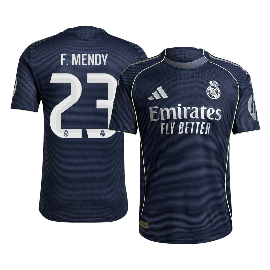 F.MENDY #23 Real Madrid Uit Spelersversie Voetbalshirt 2025/26 - Slim Fit