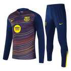 Barcelona Joggingpak met rit Set(top+broek) 2025/26 Colorful