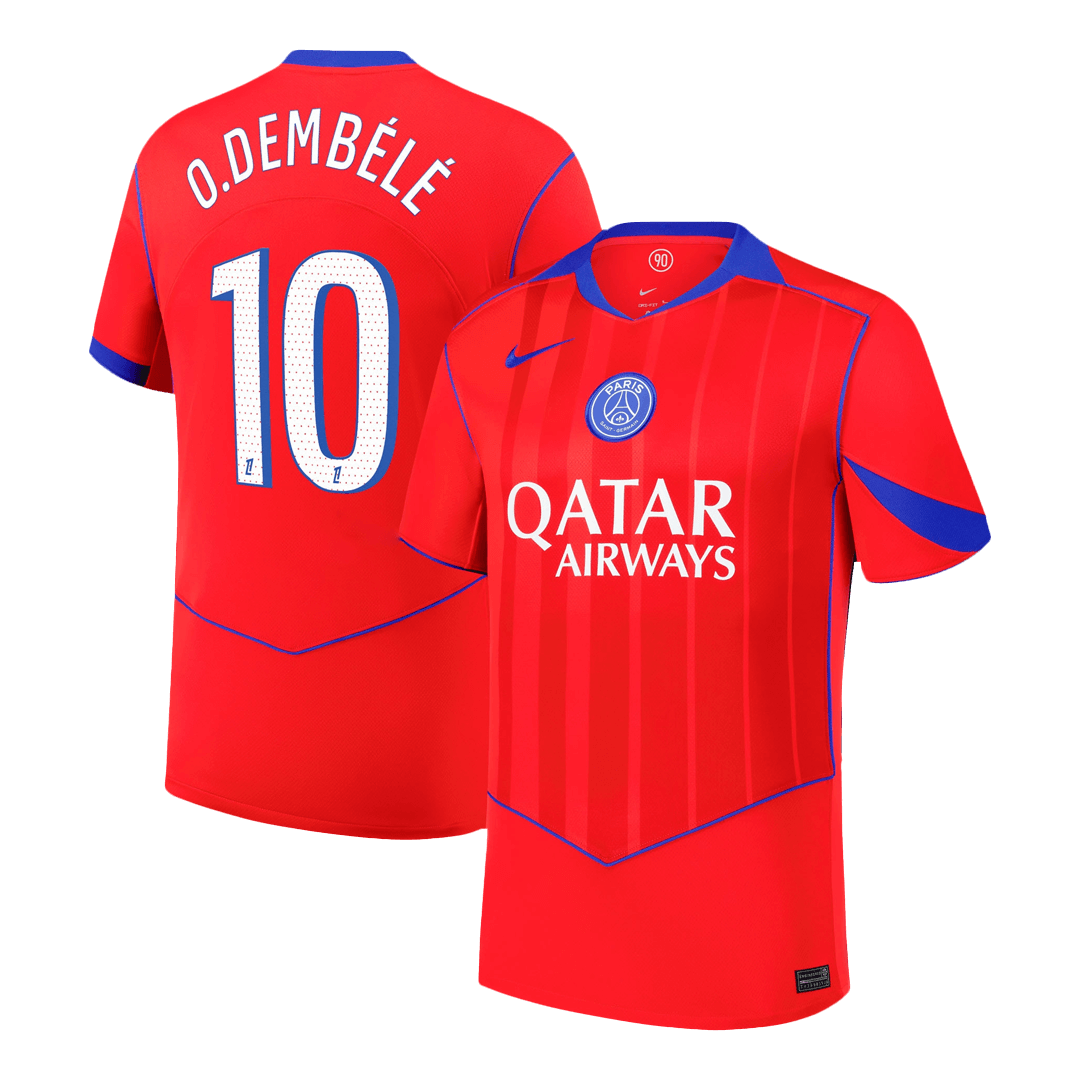 O.DEMBéLé #10 Heren PSG Derde Voetbalshirt 2025/26