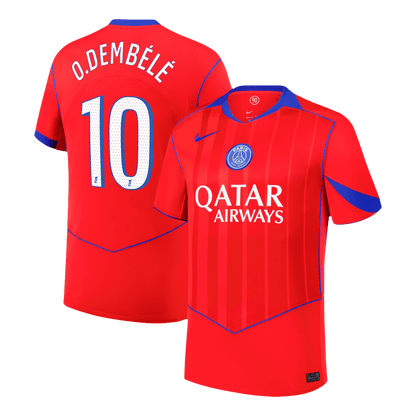 O.DEMBéLé #10 Heren PSG Derde Voetbalshirt 2025/26
