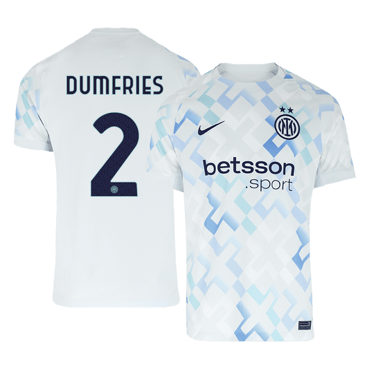 DUMFRIES #2 Heren Inter Milan Uit Voetbalshirt 2025/26