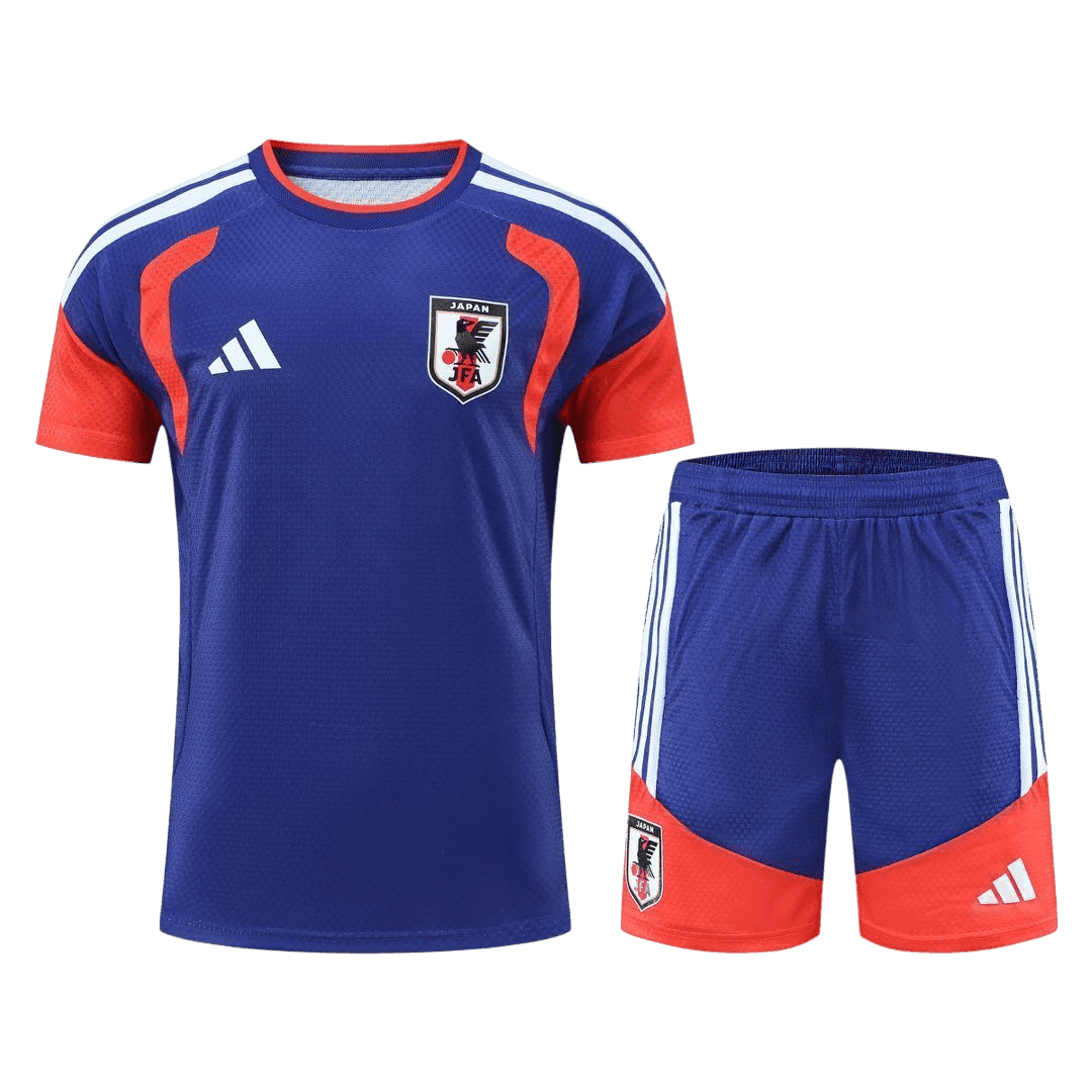 Japan Pre-Match Spelersversie Set WK Voetbal 2026 - Slim Fit - voorkant