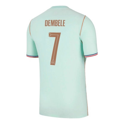 DEMBELE #7 Heren France Uit Voetbalshirt WK Voetbal 2026 - extra