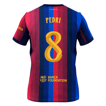 PEDRI #8 Heren Barcelona thuisshirt 2026/27