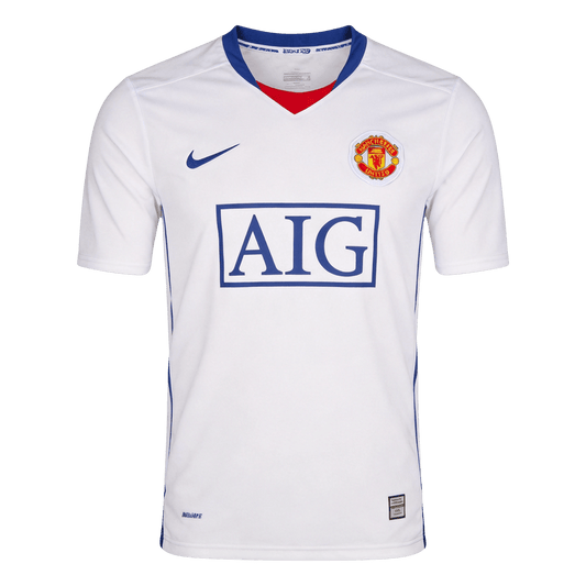 Retro Manchester United Uit Voetbalshirt 2008/09 - voorkant