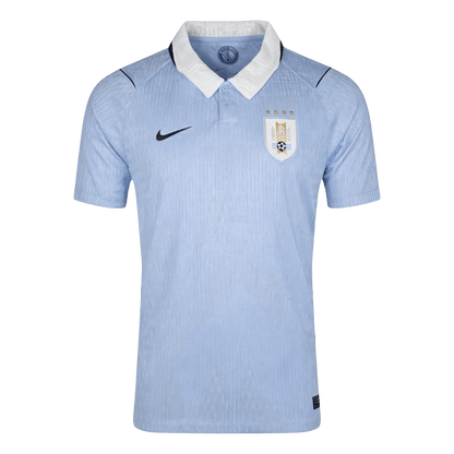Uruguay Thuis Spelersversie Voetbalshirt WK Voetbal 2026 - Slim Fit - voorkant
