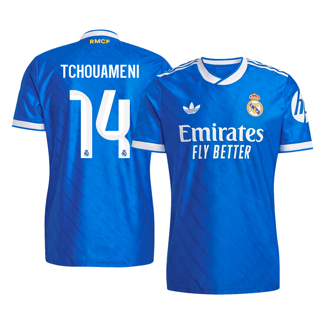 TCHOUAMENI #14 Real Madrid Derde Spelersversie Voetbalshirt 2025/26 - Slim Fit