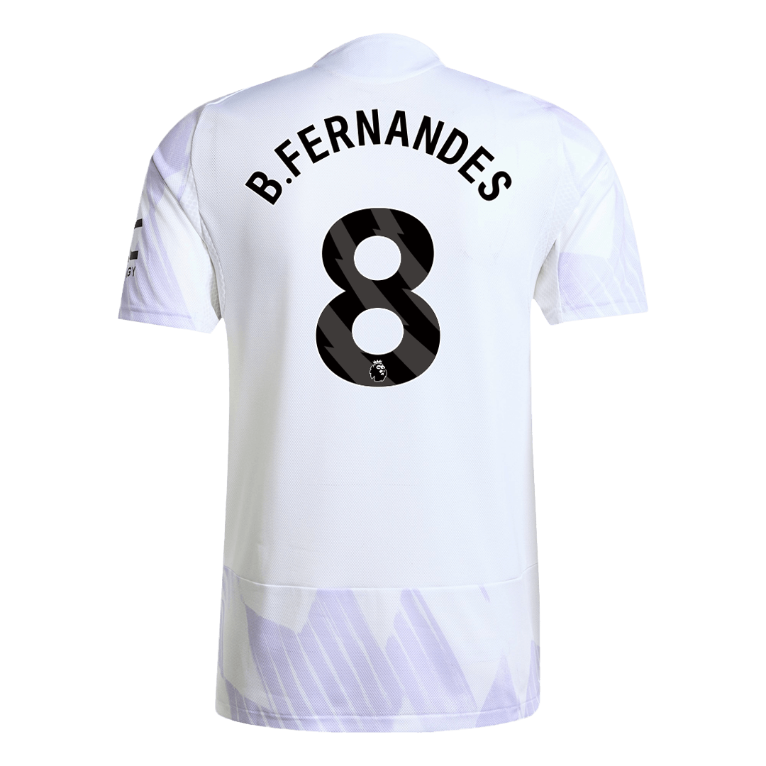 B.FERNANDES #8 Manchester United Uit Spelersversie Voetbalshirt 2025/26 - Slim Fit
