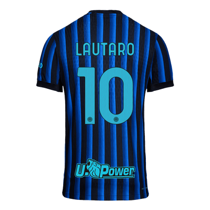 LAUTARO #10 Inter Milan Thuis Spelersversie Voetbalshirt 2025/26 - Slim Fit