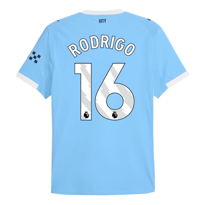 RODRIGO #16 Manchester City Thuis Spelersversie Voetbalshirt 2025/26 - Slim Fit