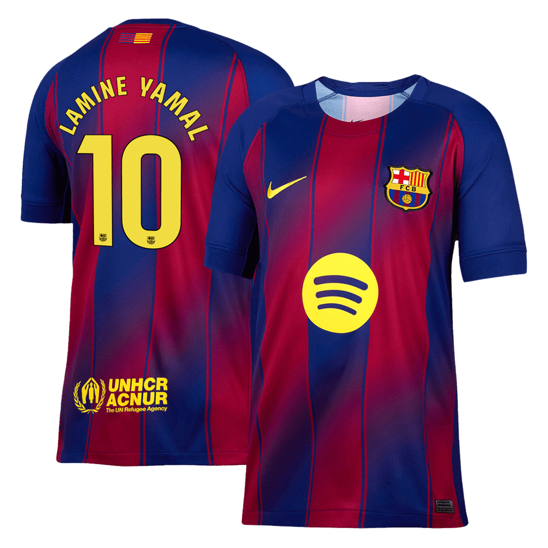 LAMINE YAMAL #10 Heren Barcelona Thuis Voetbalshirt 2025/26 [PREMIUM]