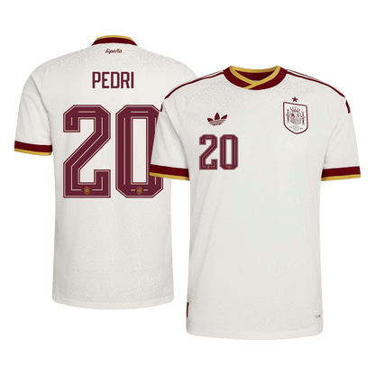 PEDRI #20 Spain Uit Spelersversie Voetbalshirt WK Voetbal 2026 - Slim Fit