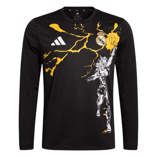 Heren Real Madrid Lange Mouwen Voetbalshirt 2025/26