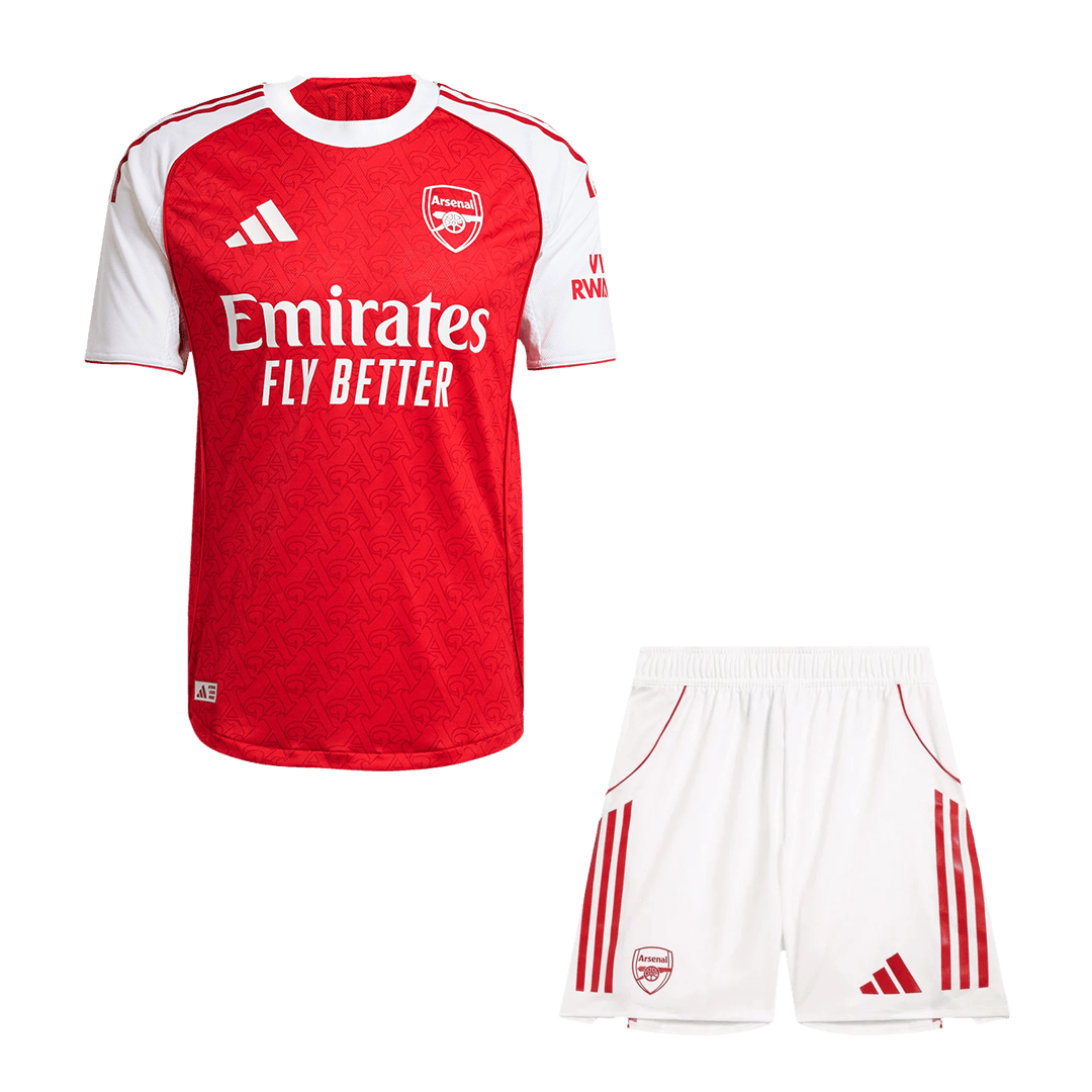 Arsenal Thuis Spelersversie Set 2025/26 - Slim Fit - voorkant