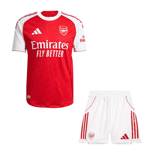 Arsenal Thuis Spelersversie Set 2025/26 - Slim Fit - voorkant
