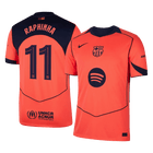 RAPHINHA #11 Heren Barcelona Derde Voetbalshirt 2025/26 - UCL