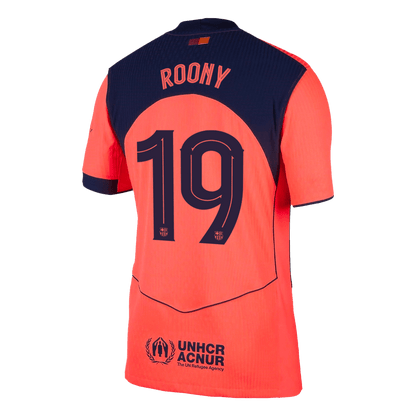 ROONY #19 Barcelona Derde Spelersversie Voetbalshirt 2025/26 - Slim Fit