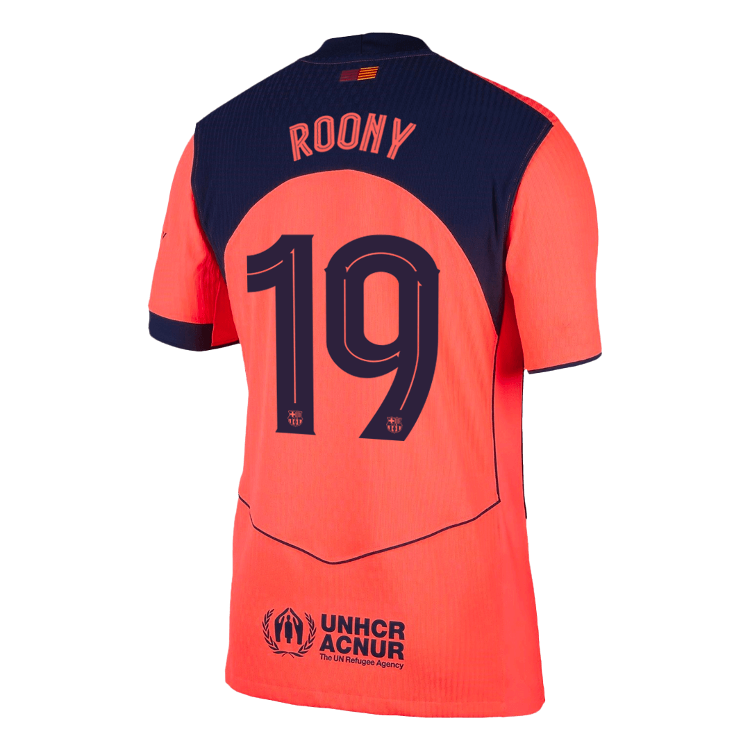 ROONY #19 Barcelona Derde Spelersversie Voetbalshirt 2025/26 - UCL - Slim Fit
