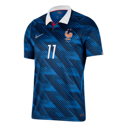 OLISE #11 Heren France Thuis Voetbalshirt WK Voetbal 2026 - zijkant