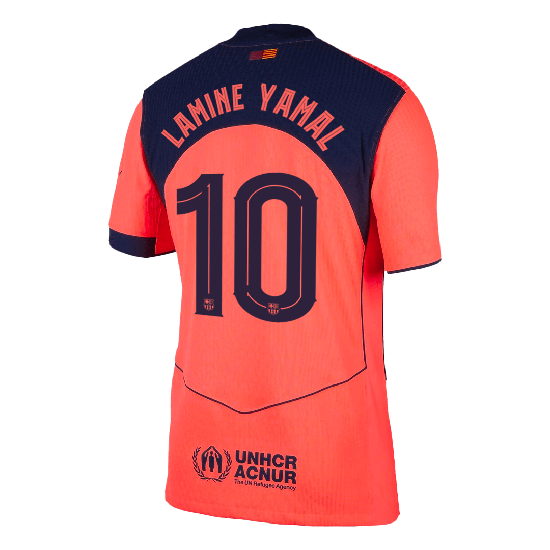 LAMINE YAMAL #10 Barcelona Derde Spelersversie Voetbalshirt 2025/26 - Slim Fit