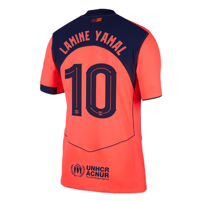 LAMINE YAMAL #10 Barcelona Derde Spelersversie Voetbalshirt 2025/26 - Slim Fit