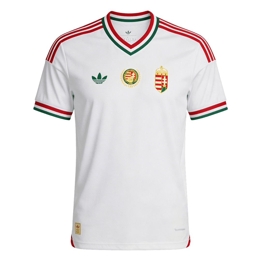 Heren Hungría Uit Voetbalshirt WK Voetbal 2026 - voorkant