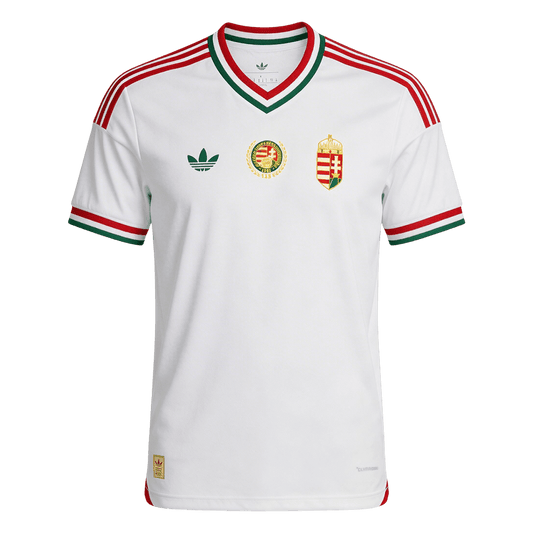 Heren Hungría Uit Voetbalshirt WK Voetbal 2026 - voorkant