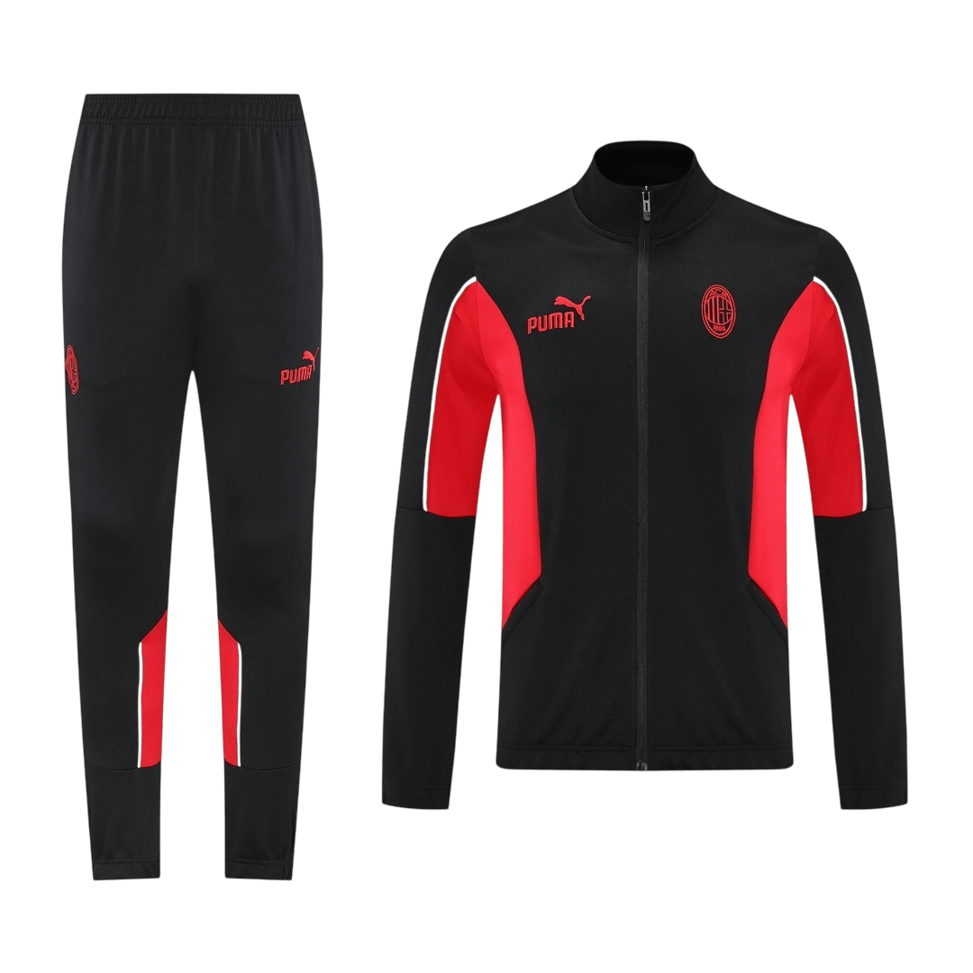 AC Milan Trainingsjack Set(Jas+Broek) 2025/26 Black