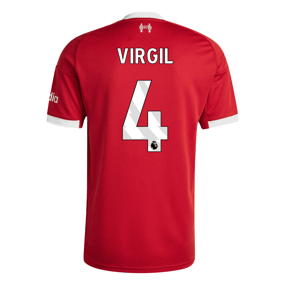 VIRGIL #4 Heren Liverpool Thuis Voetbalshirt 2025/26