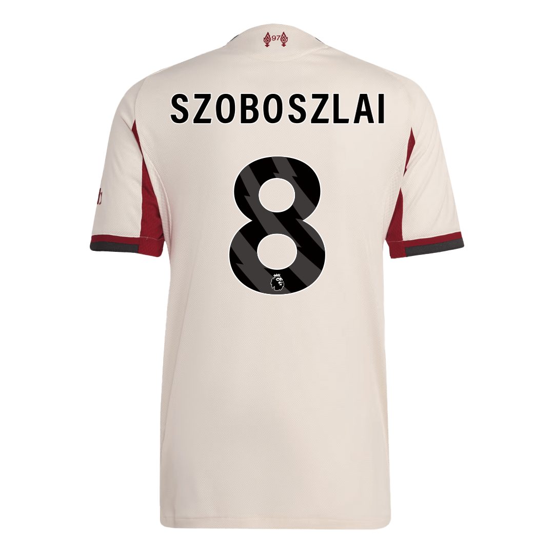 SZOBOSZLAI #8 Liverpool Uit Spelersversie Voetbalshirt 2025/26 - Slim Fit