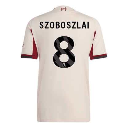 SZOBOSZLAI #8 Liverpool Uit Spelersversie Voetbalshirt 2025/26 - Slim Fit