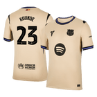 KOUNDE #23 Heren Barcelona Uit Voetbalshirt 2025/26 - UCL