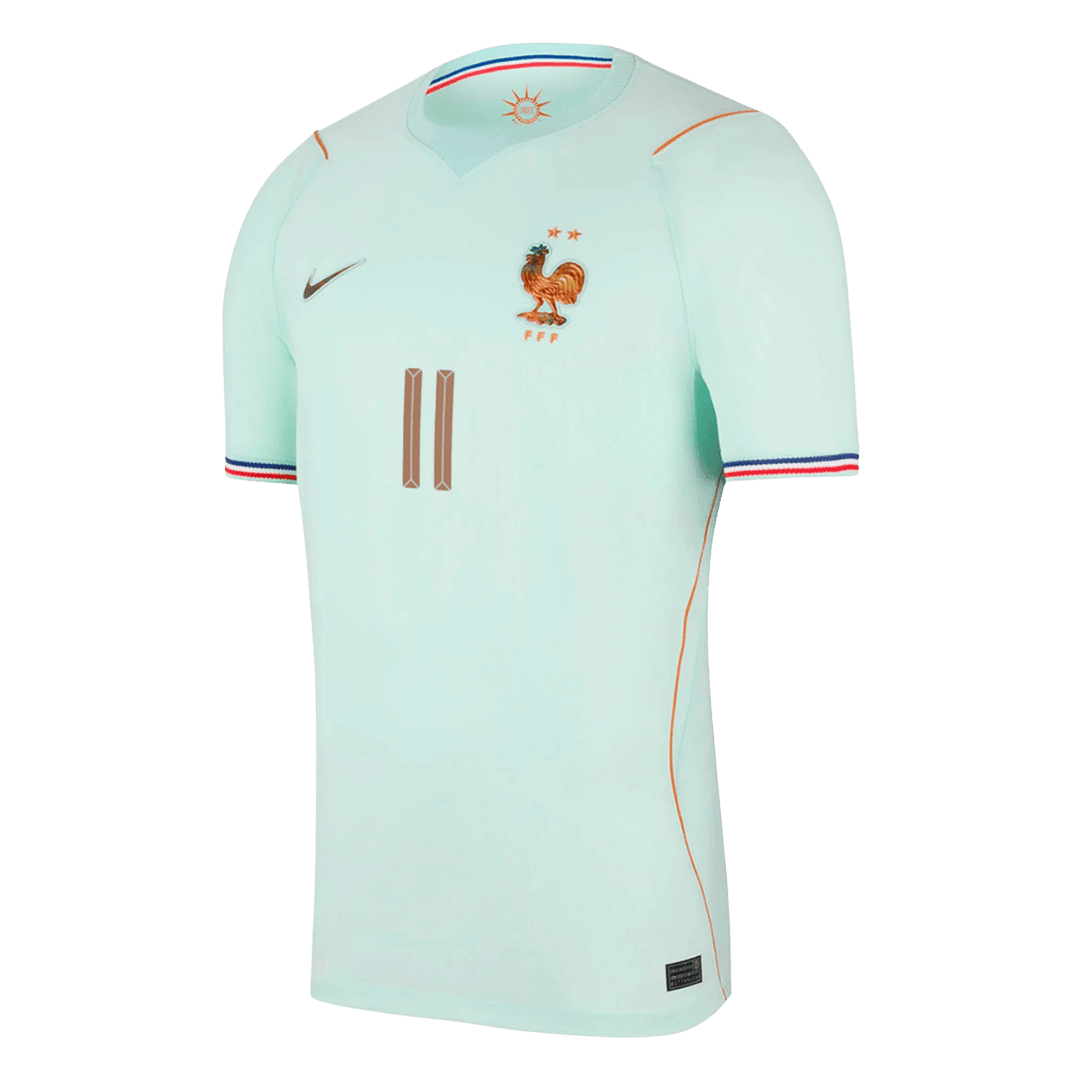 OLISE #11 Heren France Uit Voetbalshirt WK Voetbal 2026 - zijkant
