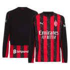 Maillot domicile manches longues AC Milan homme 2025/26