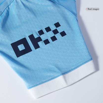 HAALAND #9 Manchester City Thuis Spelersversie Voetbalshirt 2025/26 - Slim Fit