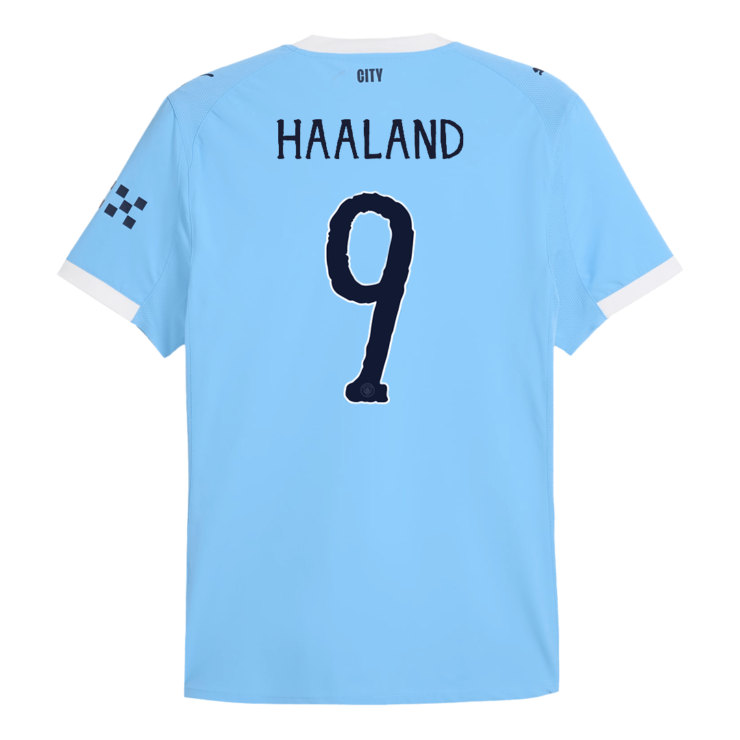 HAALAND #9 Manchester City Thuis Spelersversie Voetbalshirt 2025/26 - Club World Cup - Slim Fit