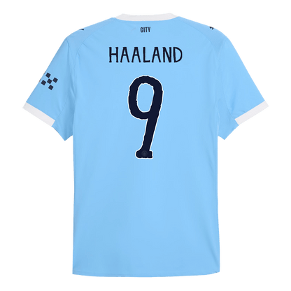 HAALAND #9 Manchester City Thuis Spelersversie Voetbalshirt 2025/26 - Club World Cup - Slim Fit